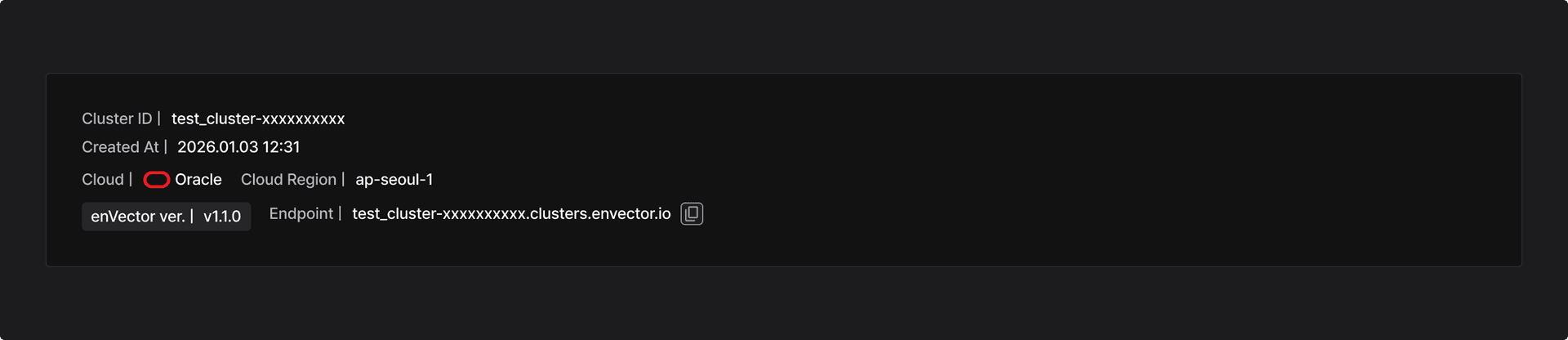 create cluster guide example