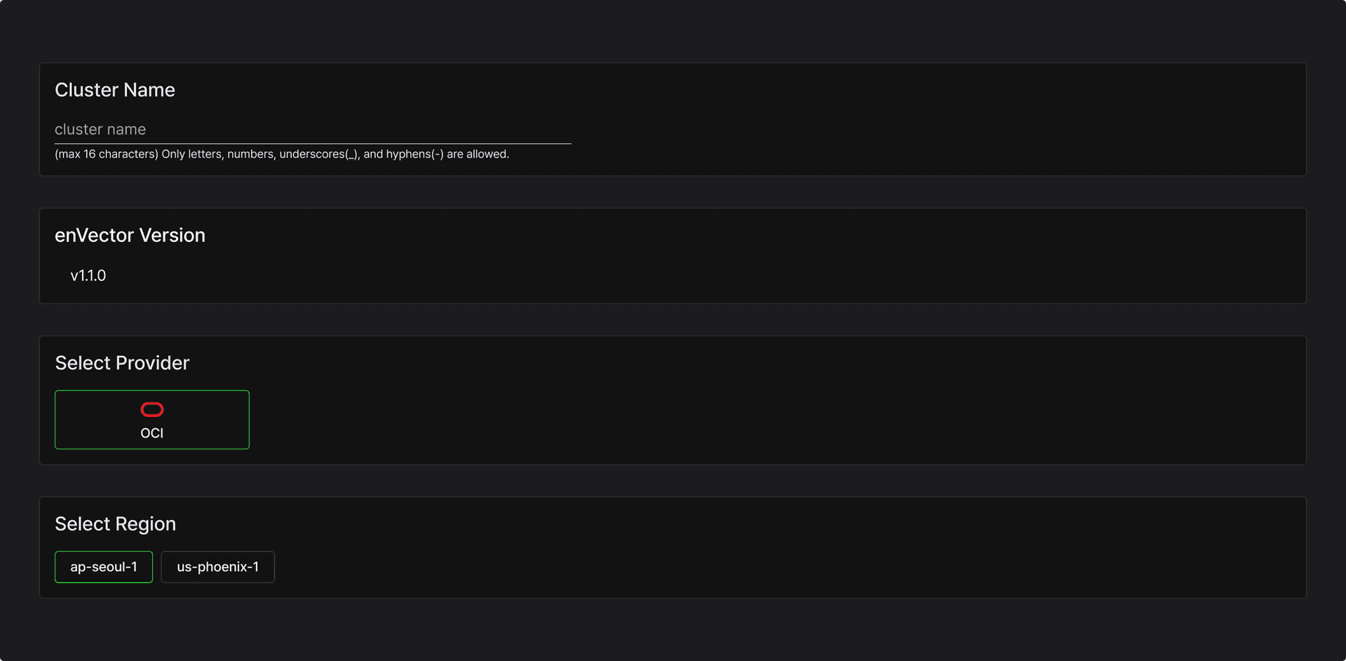 create cluster guide example
